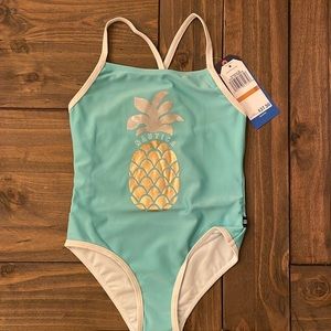 COPY - NWT NAUTICA Toddler Girl Pineapple Flip Sequin One-piece Swimsuit